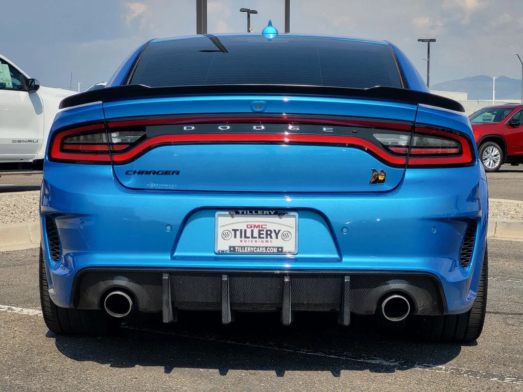 Used 2023 Blue Dodge Scat Pack Widebody image 6