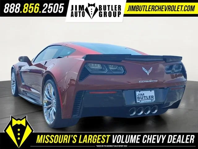 Used 2019 LONG BEACH RED METALLIC TINTCOAT Chevrolet Z06 2LZ image 2
