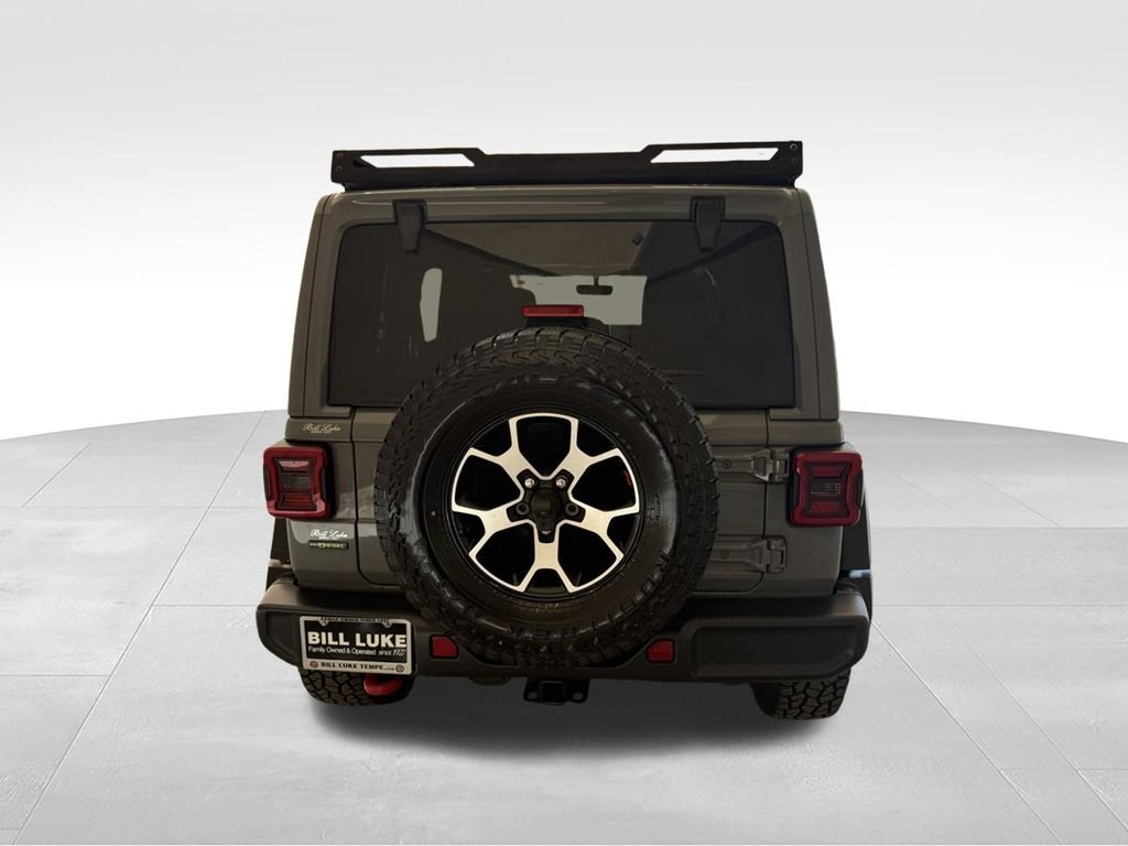 Used 2021 Gray Clearcoat Jeep Unlimited Rubicon image 8