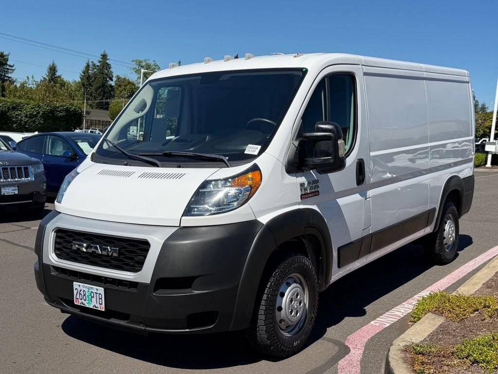 Used 2021 Bright White Clearcoat Ram Low Roof image 4