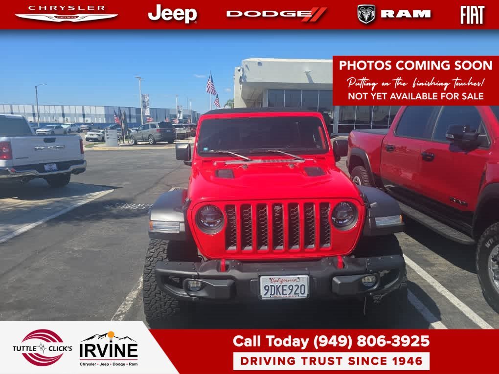 Used 2023 Firecracker Red Clearcoat Jeep Rubicon image 2