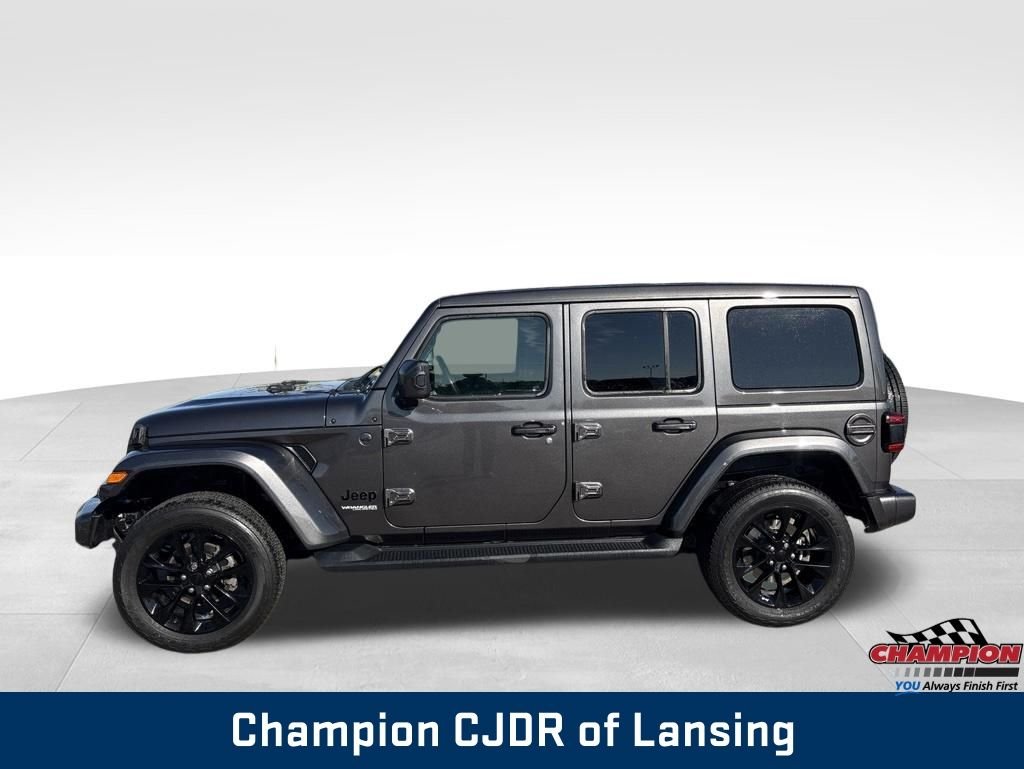 Used 2021 Gray Jeep Unlimited Sahara High Altitude image 4