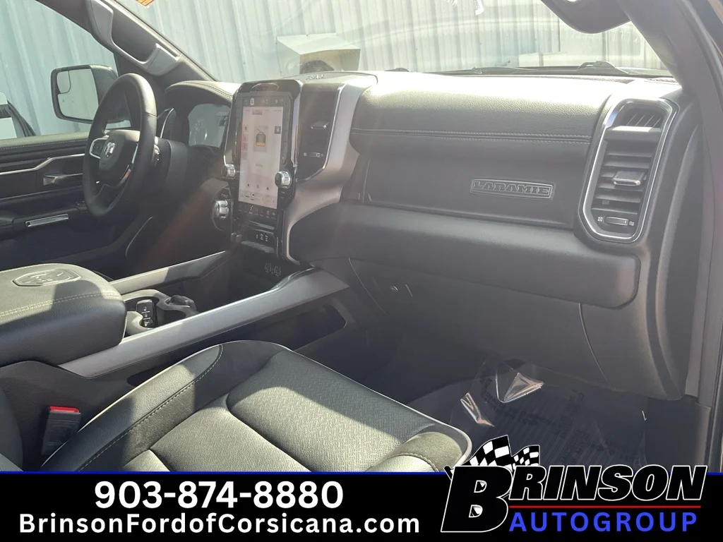 Used 2025 Diamond Black Crystal Pearlcoat Ram Laramie image 22