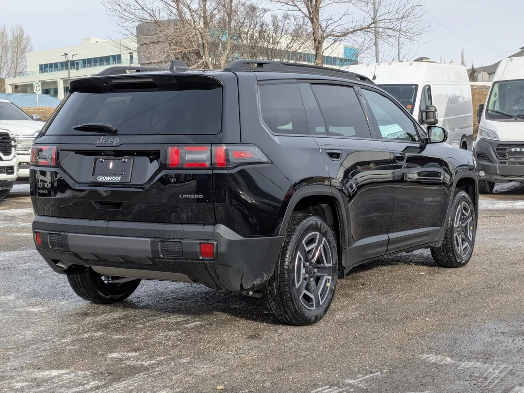 New 2026 Black Jeep Laredo - - 4x4 - Customer Preferred Pkg 23F - Compact Spare Tire & More! image 8