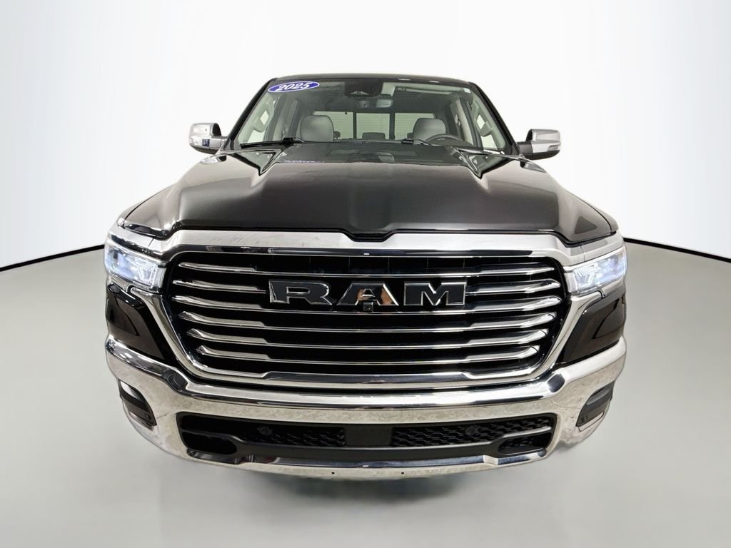 Used 2025 Diamond Black Crystal Pearlcoat Ram Laramie image 8