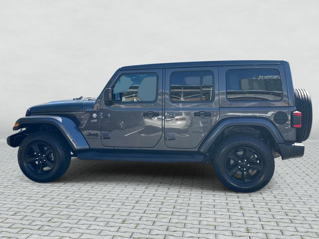 Used 2020 Crystal Metallic Jeep Unlimited Sahara Altitude image 8