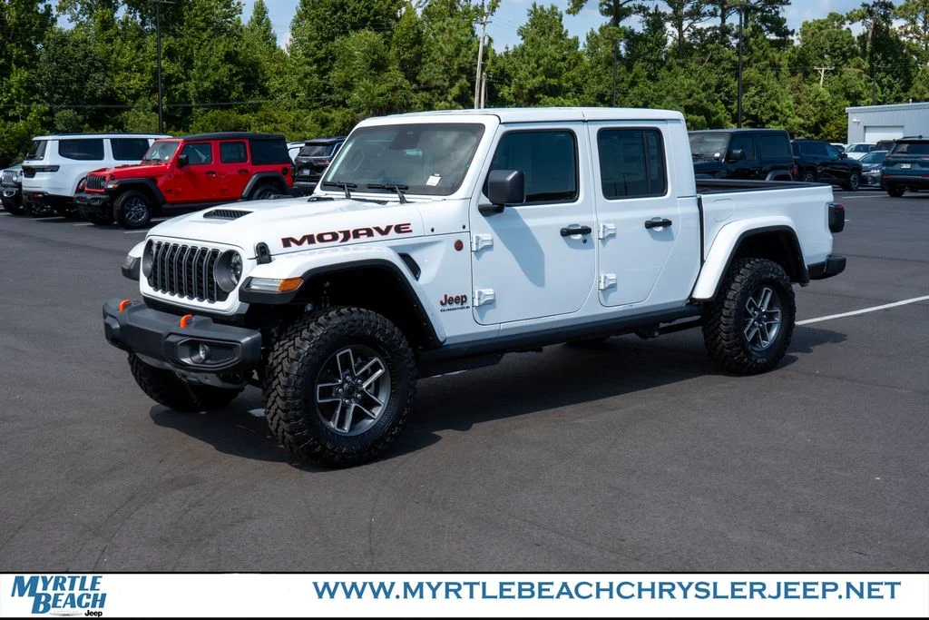 New 2026 Bright White Clear-Coat Exterior Paint Jeep Mojave image 2