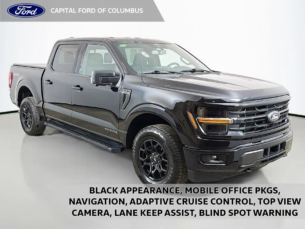 Certified Used 2024 Agate Black Metallic Ford XLT image 1