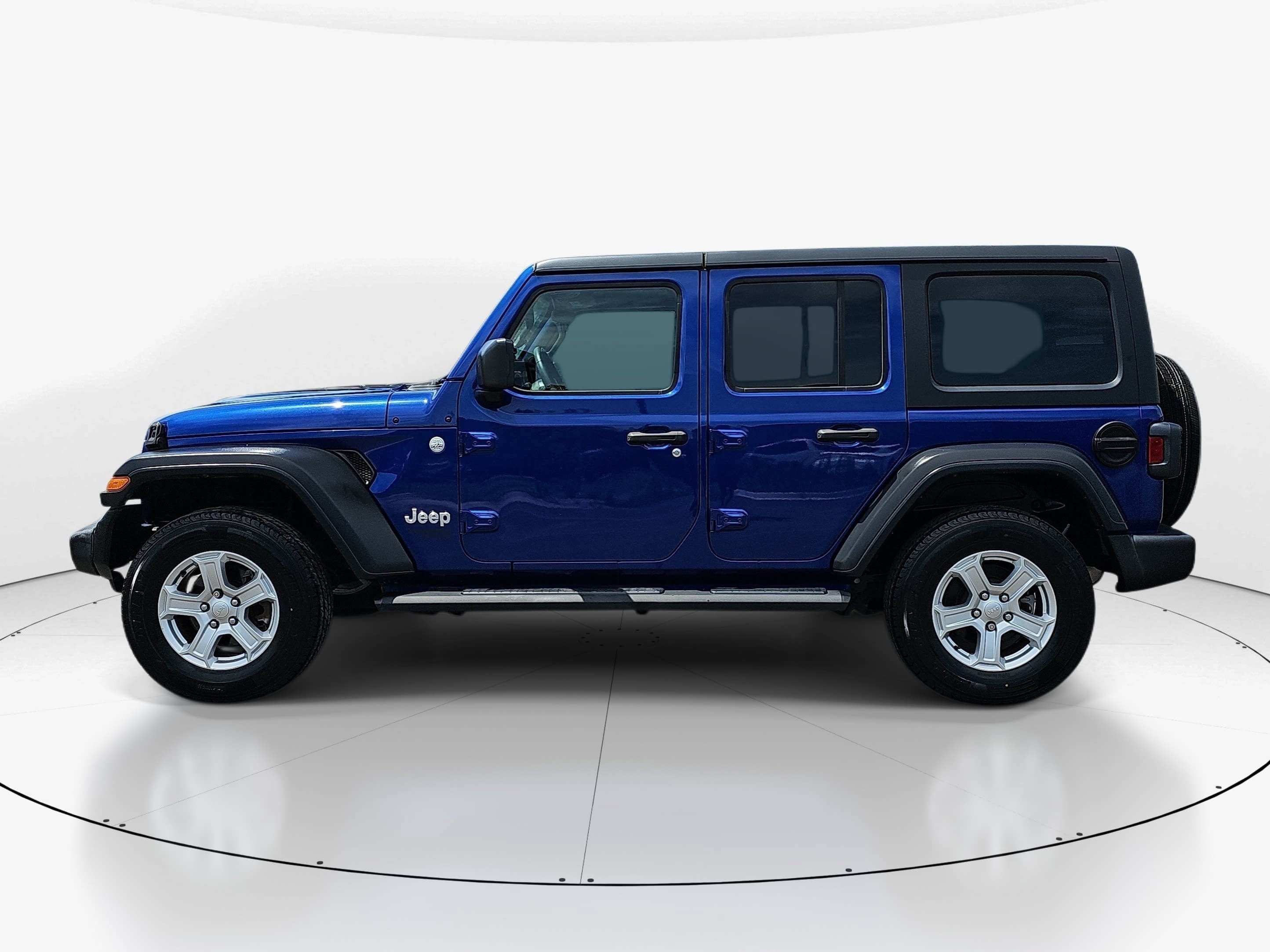 Used 2019 Ocean Blue Metallic Clearcoat Jeep Sport S image 6