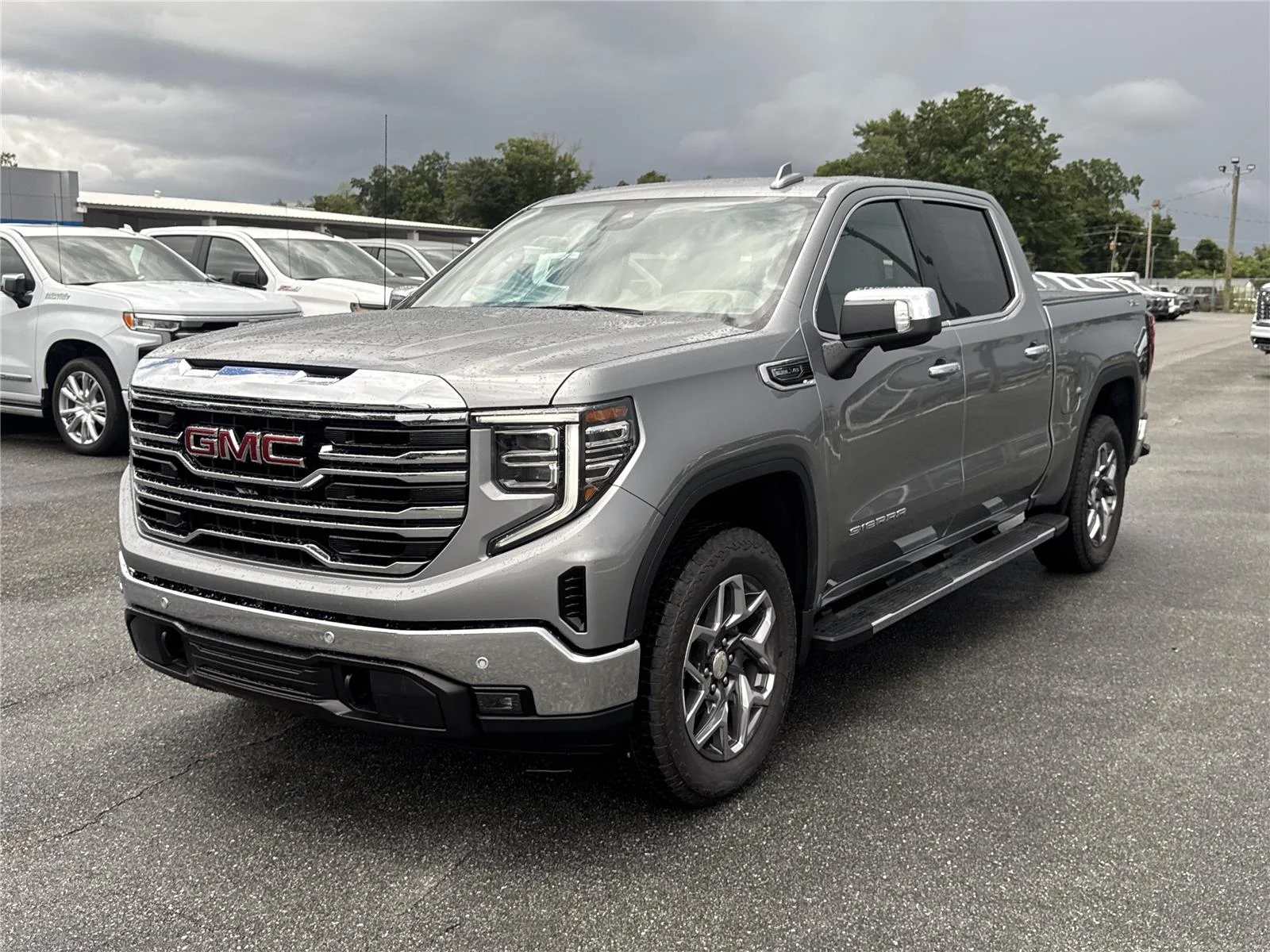 New 2026 Sterling Metallic GMC SLT image 8