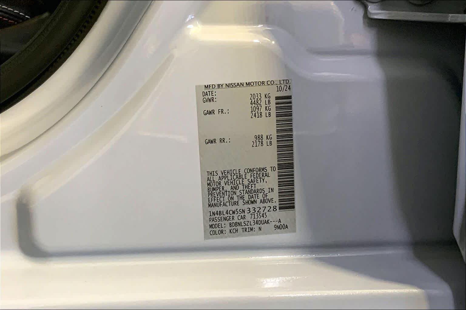 Used 2025 Gray Sky Pearl Nissan SR image 34