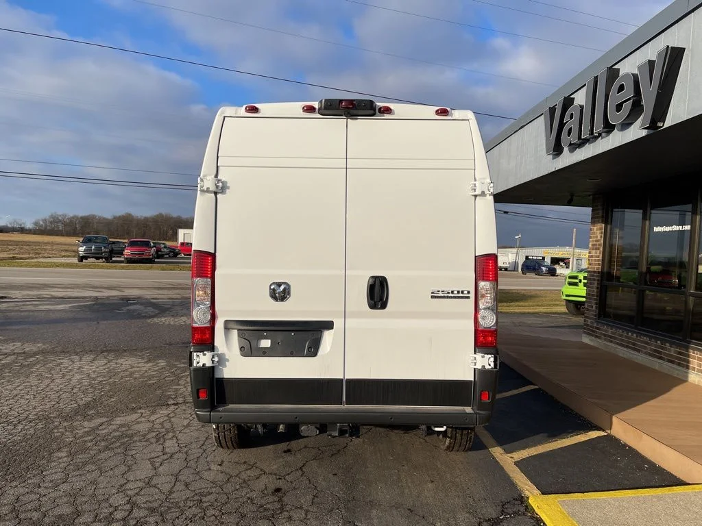 New 2025 Bright White Clearcoat RAM High Roof image 5
