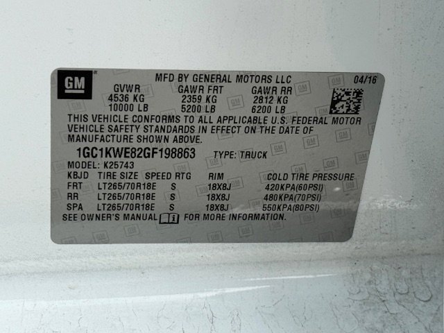 Used 2016 Summit White Chevrolet LTZ image 24
