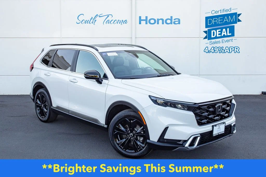 Certified Used 2024 Platinum White Pearl Honda AWD Sport Touring image 1