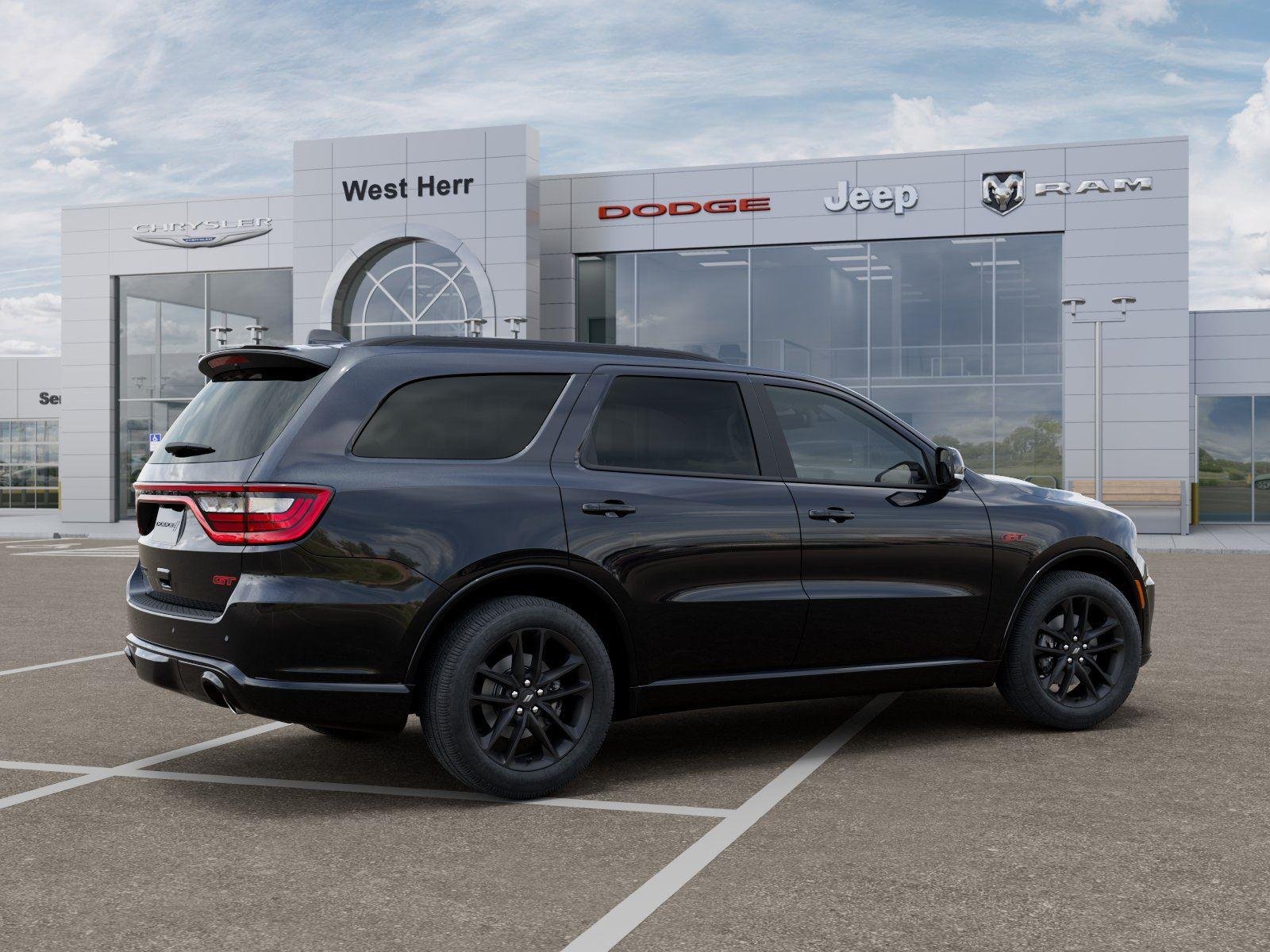 New 2026 Diamond Black Clear-Coat Exterior Paint Dodge DURANGO GT PLUS AWD image 4