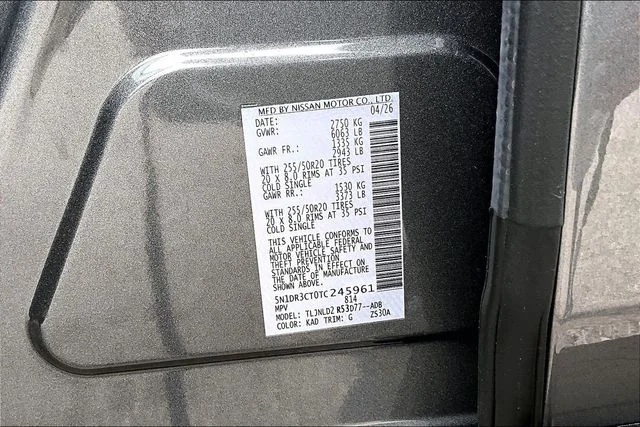 New 2026 Nissan Pathfinder SL 4D Sport Utility