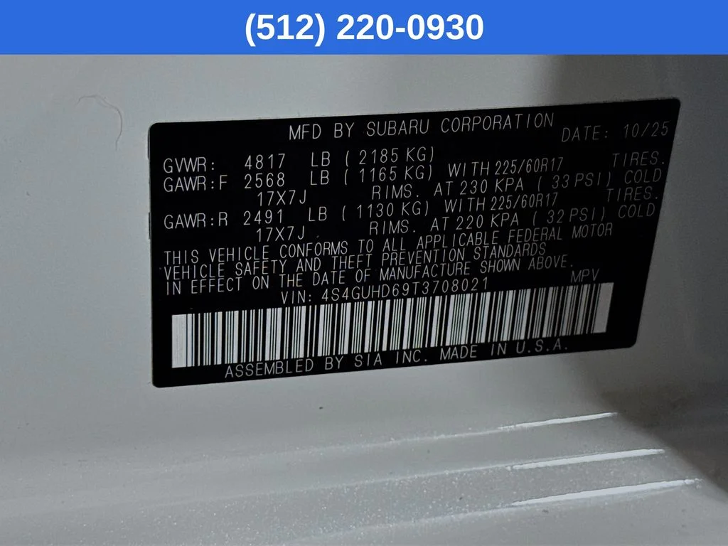 Certified Used 2026 White Subaru Premium image 41
