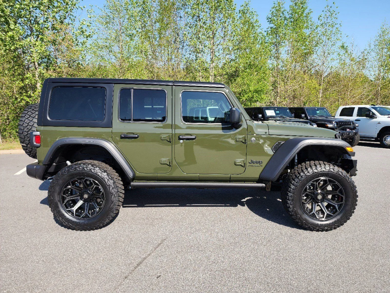 Used 2024 Green Clearcoat Jeep Willys Wheeler with SCA Performance Package image 2