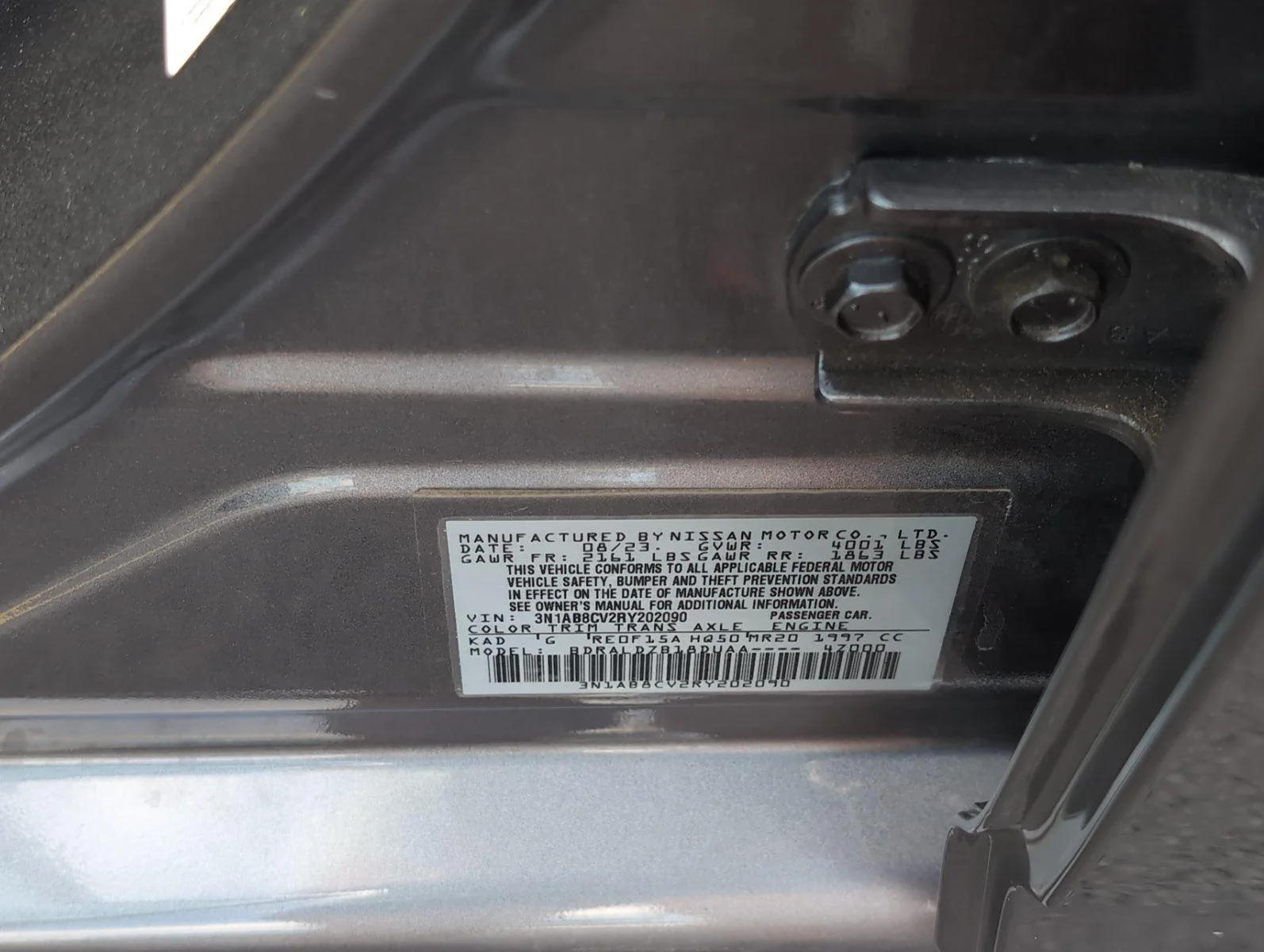 Used 2024 Gun Metallic Nissan SV image 13