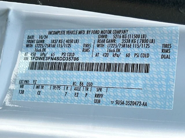 New 2025 Oxford White Ford KNAPHEIDE KUV129D20L image 17