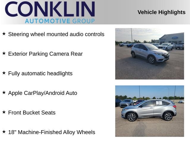 Used 2019 Honda HR-V Sport with VIN 3CZRU5H18KG716353 for sale in Newton, KS