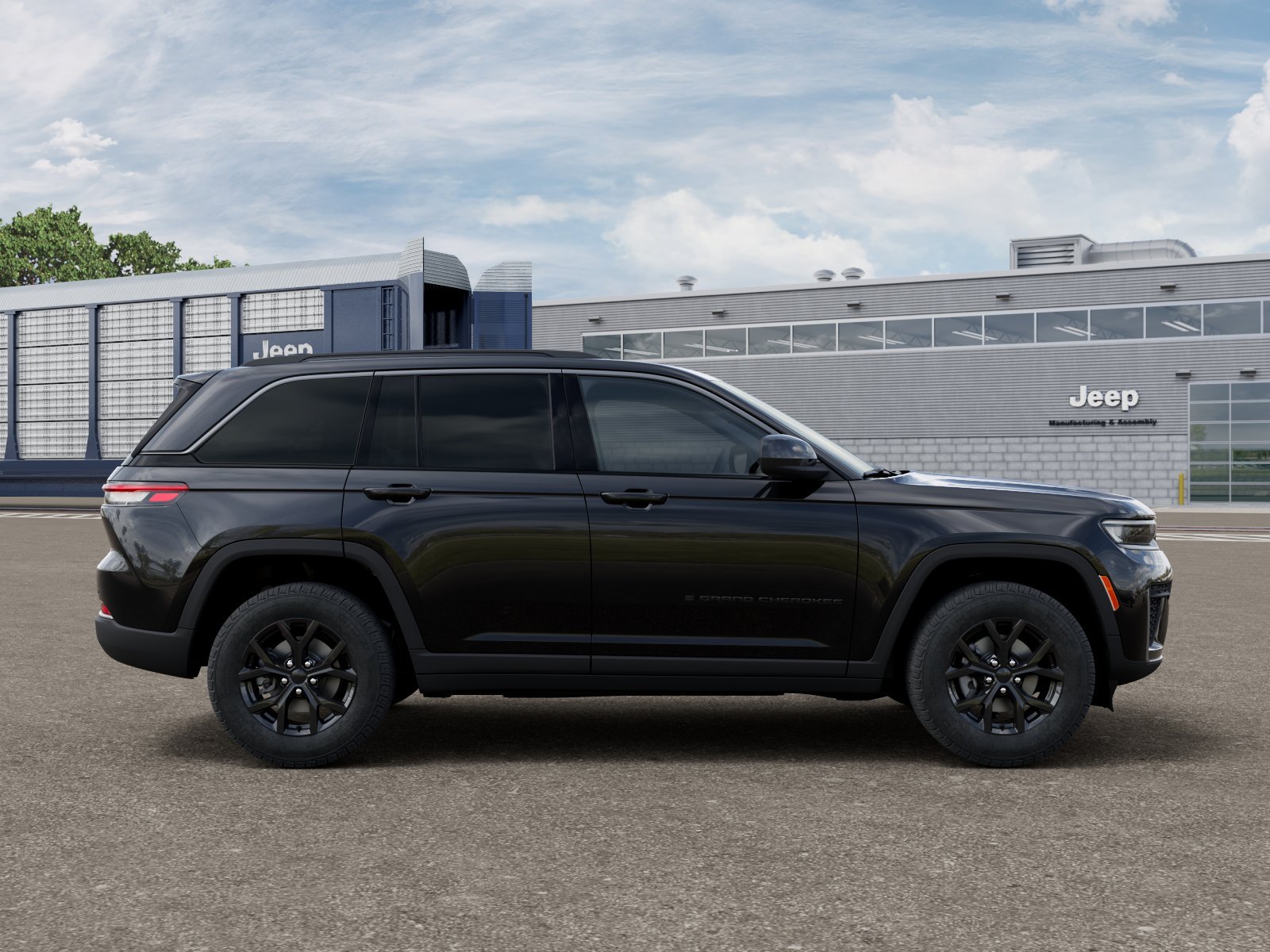 New 2026 Diamond Black Crystal Pearl-Coat Exterior Paint Jeep Laredo Altitude image 42