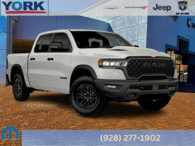 New 2026 Bright White Clear-Coat Exterior Paint RAM Rebel image 1