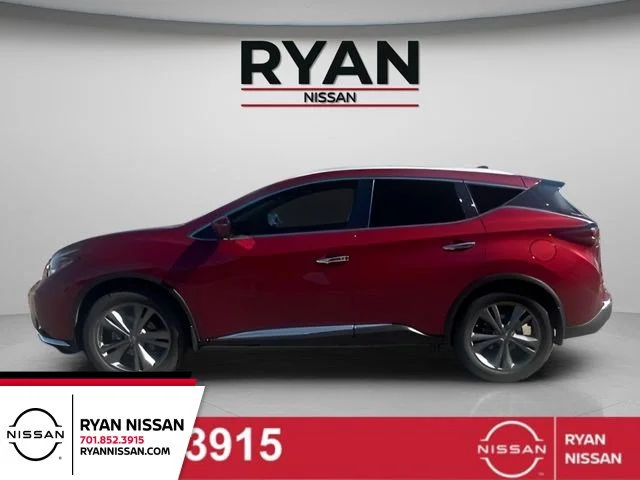 Certified Used 2019 Red Nissan Platinum image 1