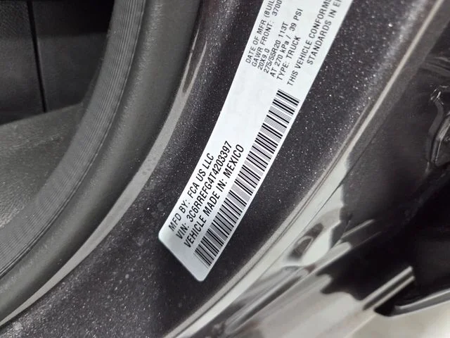 New 2026 Granite Crystal Metallic Clear-Coat Exterior Paint RAM Big Horn/Lone Star image 17