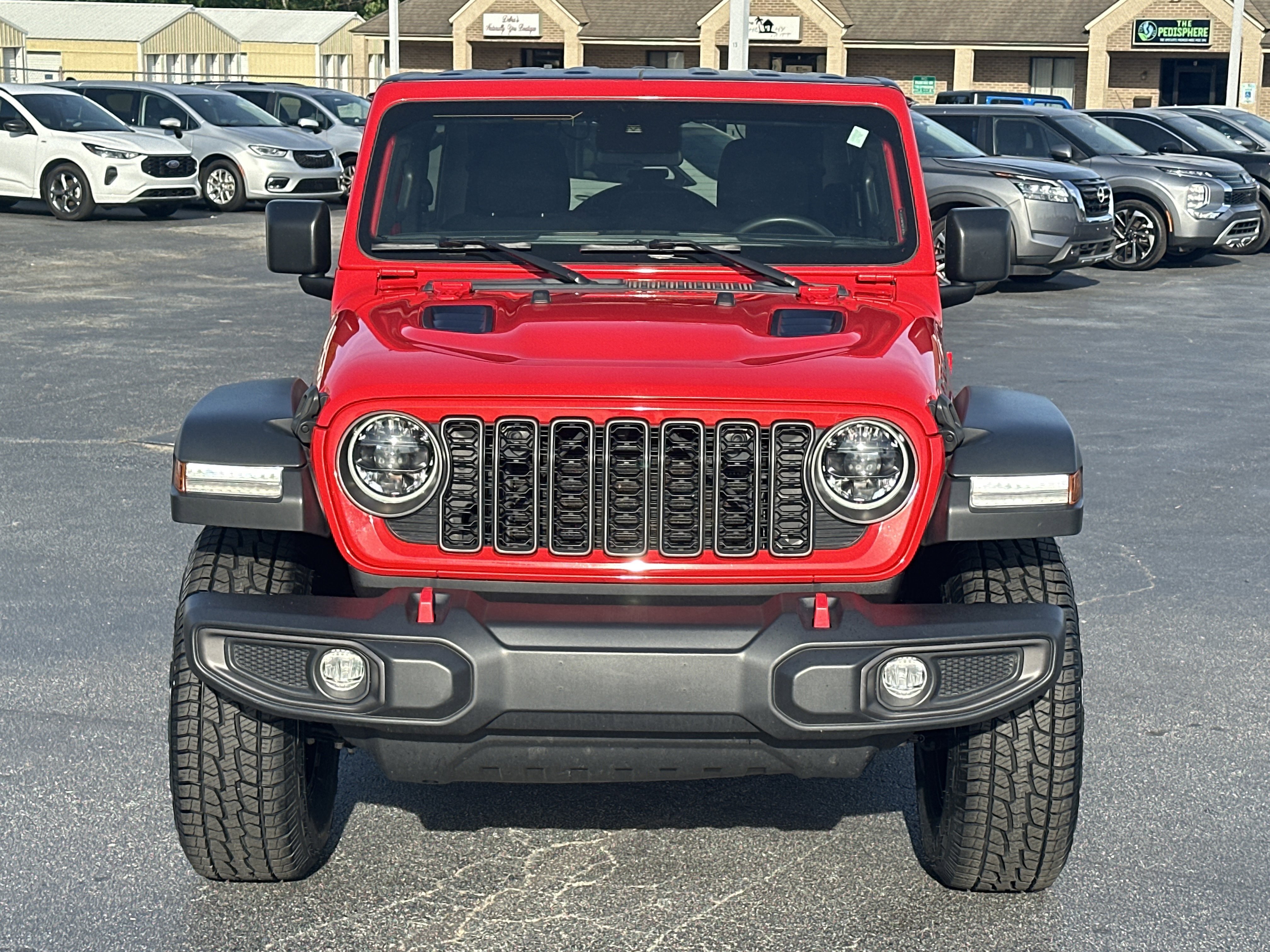 Used 2024 Firecracker Red Clearcoat Jeep Rubicon image 3