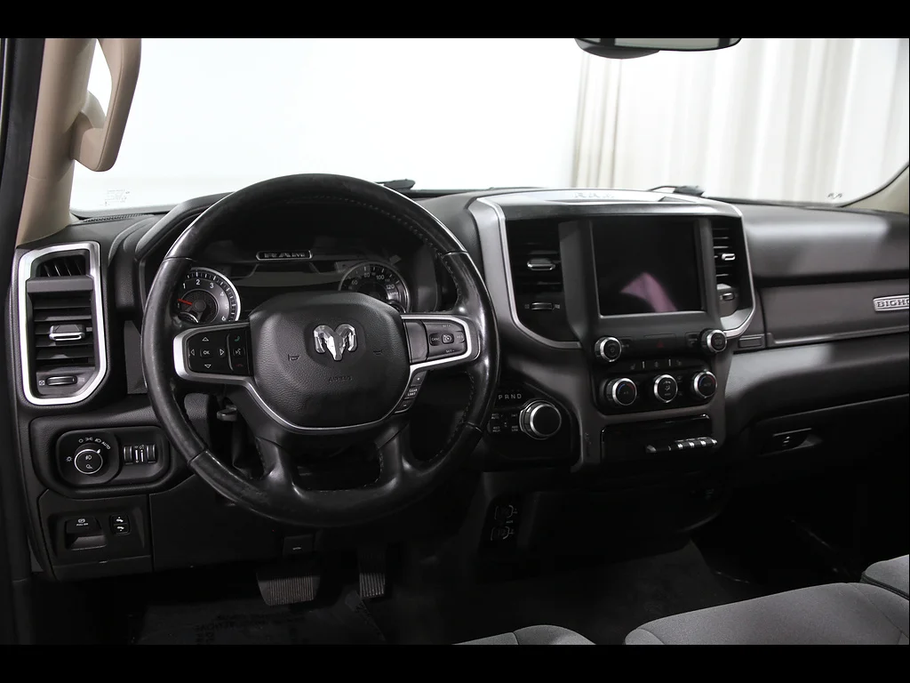 Used 2019 Diamond Black Crystal Pearl Coat Ram Big Horn image 6