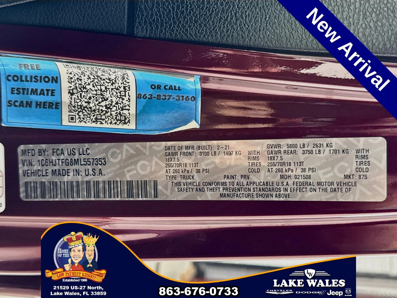 Certified Used 2021  Jeep Overland image 30