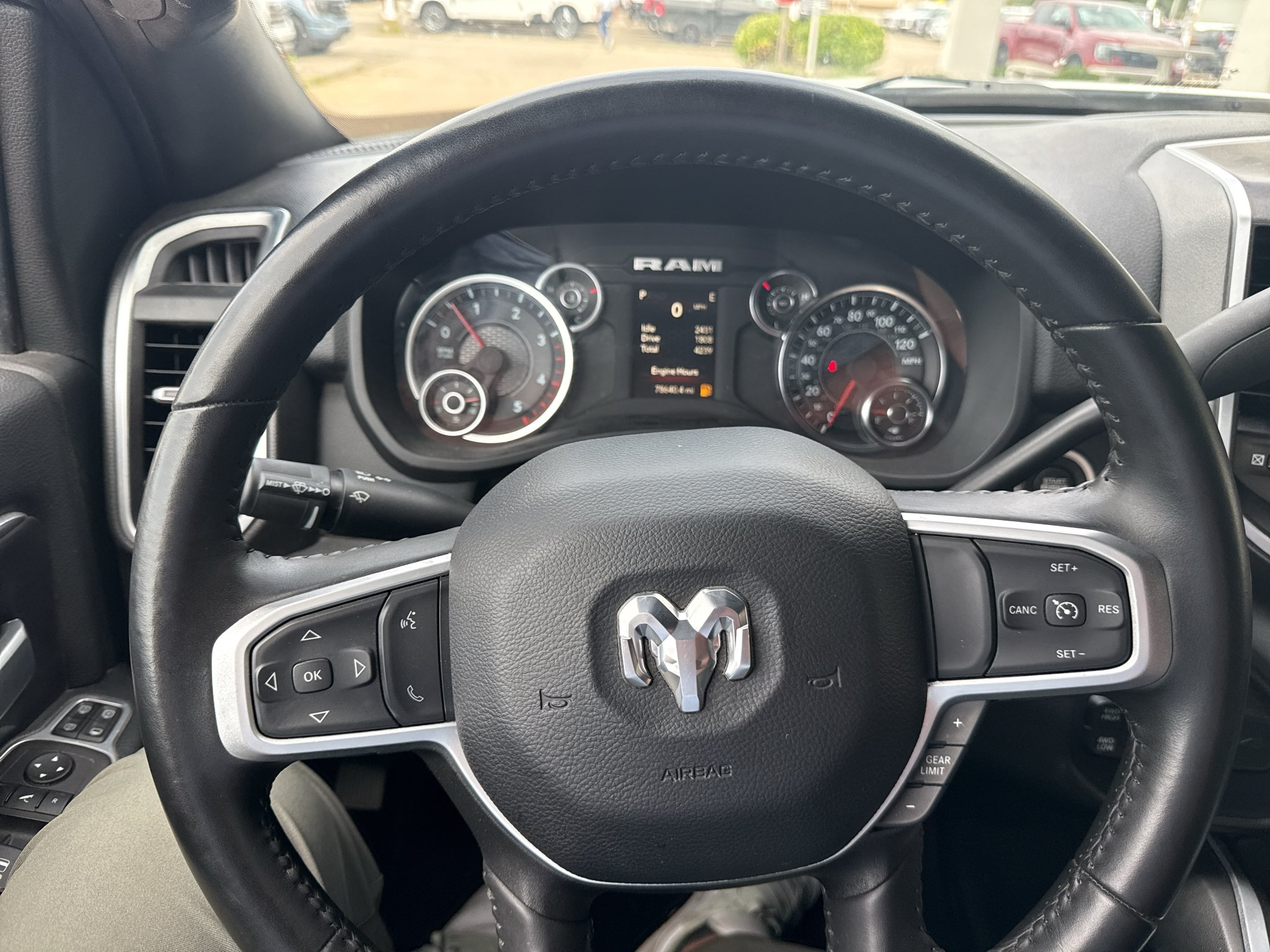 Used 2024 Bright White Clearcoat Ram Big Horn image 14
