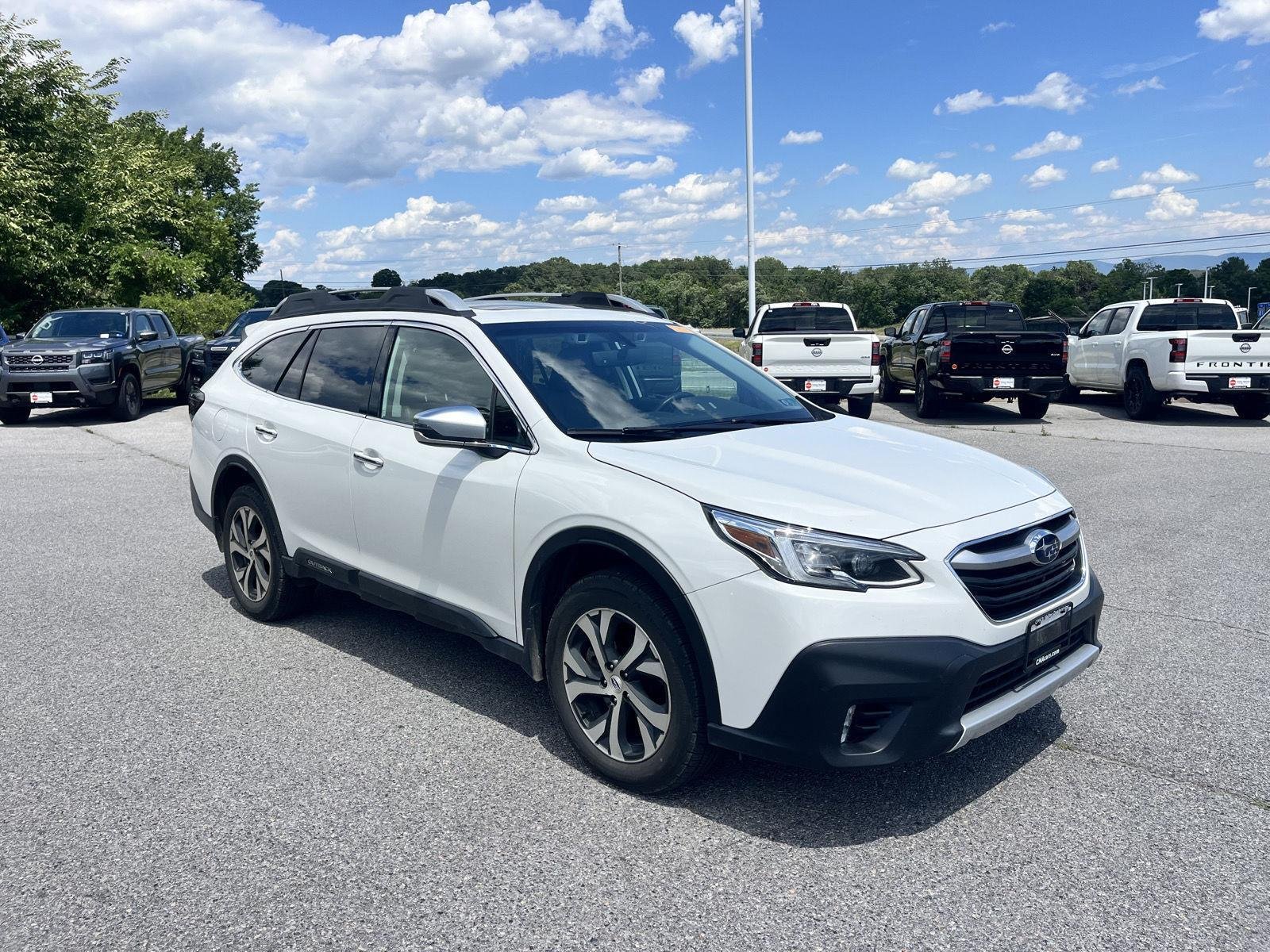 Used 2020 Crystal White Pearl Subaru Touring XT image 1