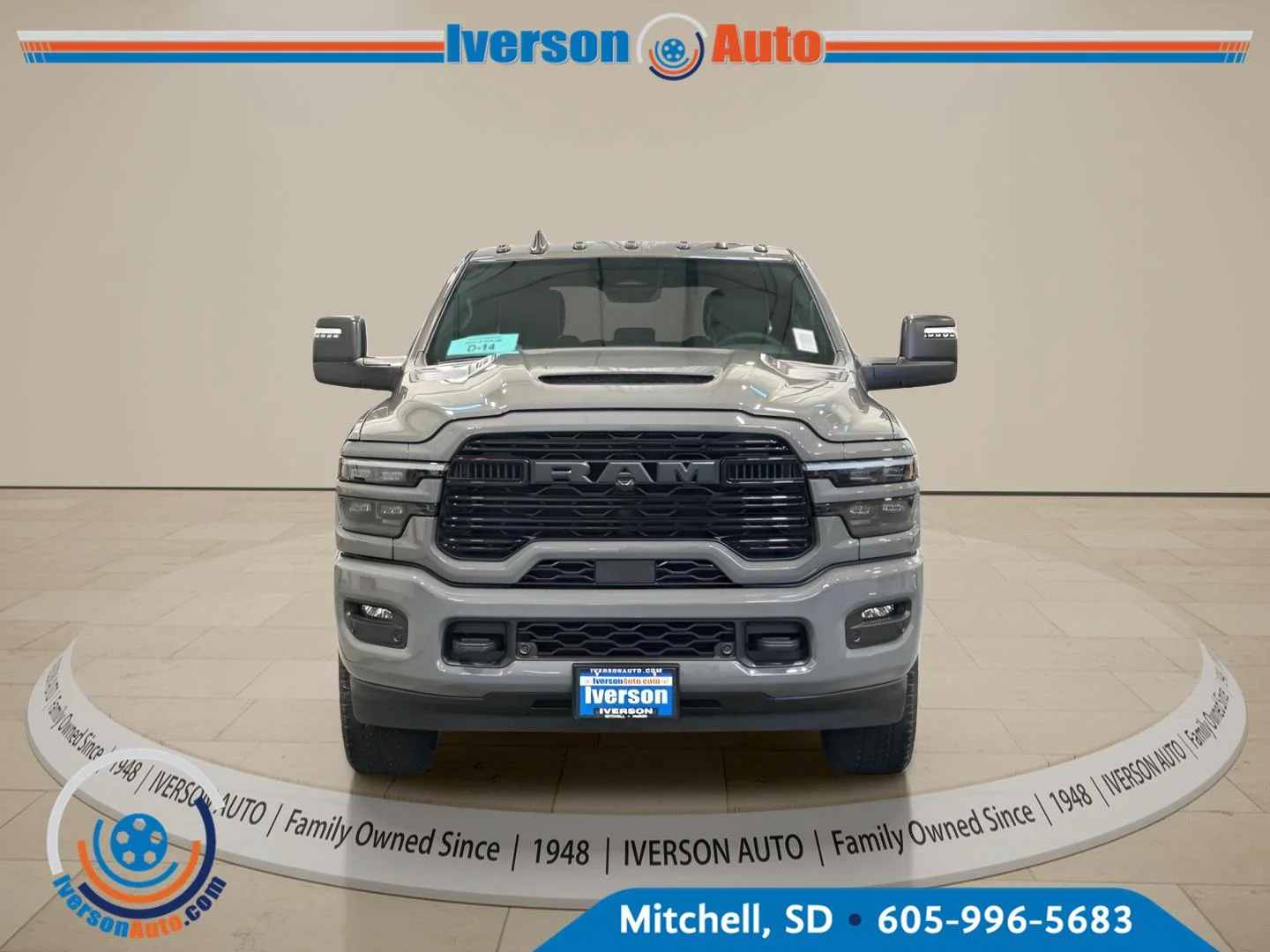 New 2026 Ceramic Gray Clear-Coat Exterior Paint RAM Laramie image 2