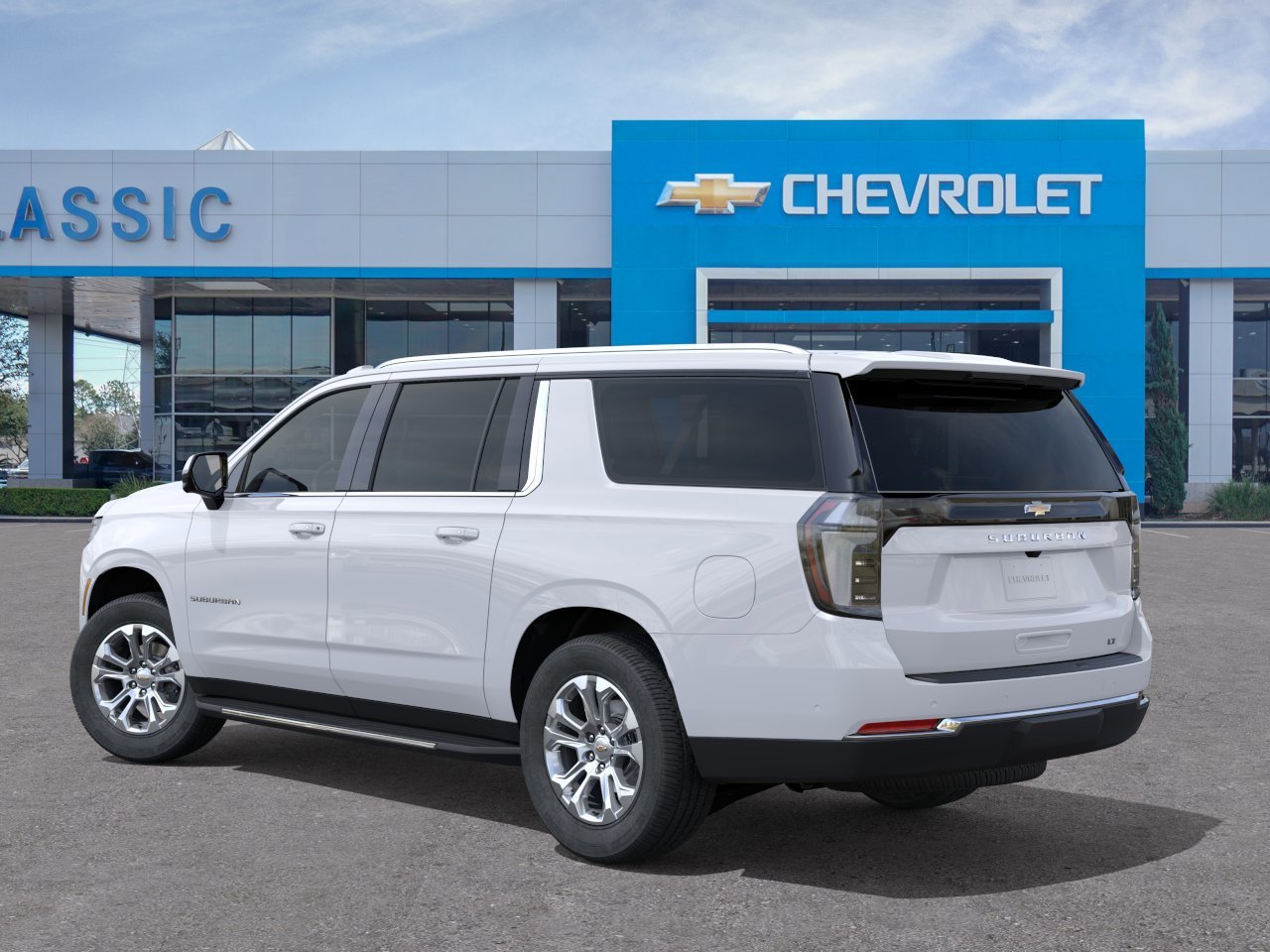 2026 Chevrolet Suburban LT White at Classic Elite Chevrolet Hwy 6