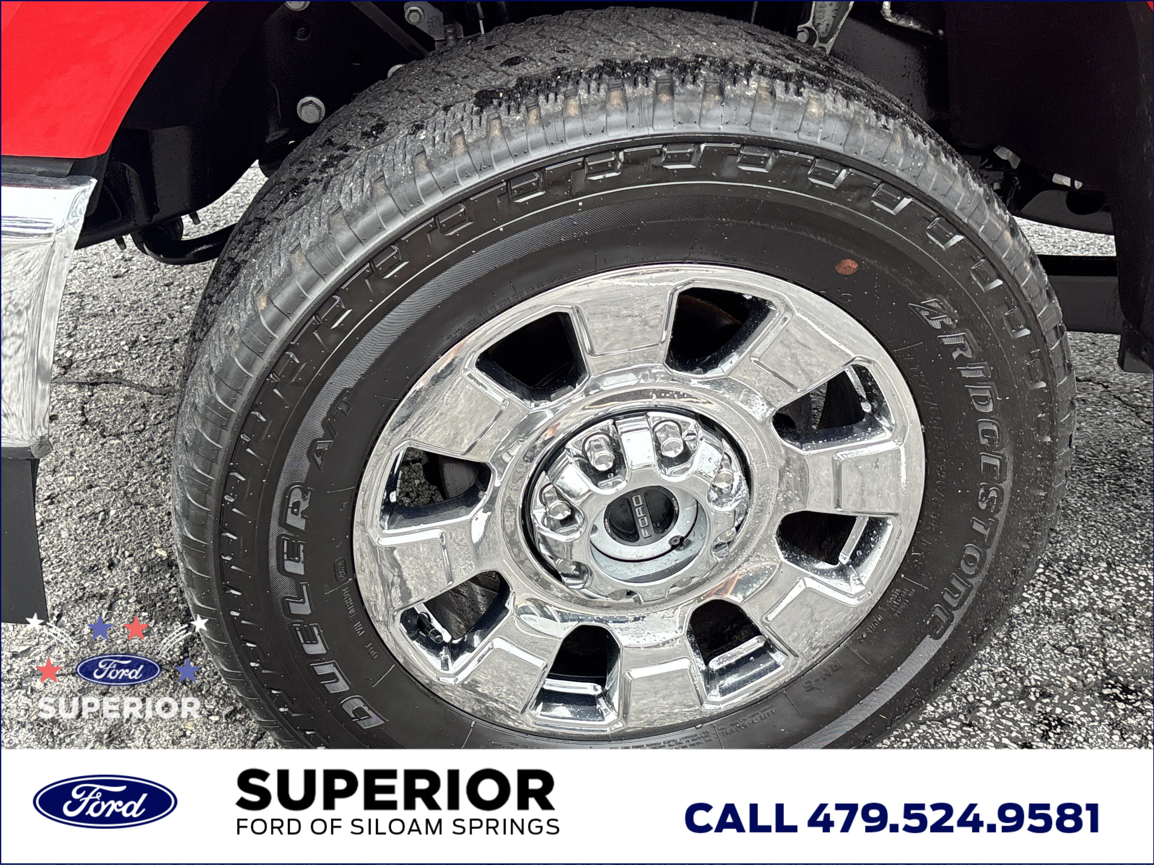 Used 2025 Race Red Ford Lariat 4WD image 13