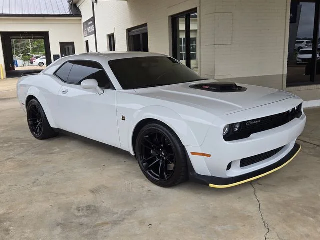 Used 2023 White Knuckle Clearcoat Dodge R/T Scat Pack Widebody image 2