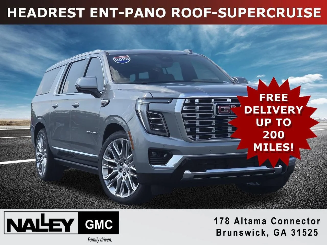 New 2026 Sterling Metallic GMC Denali image 1
