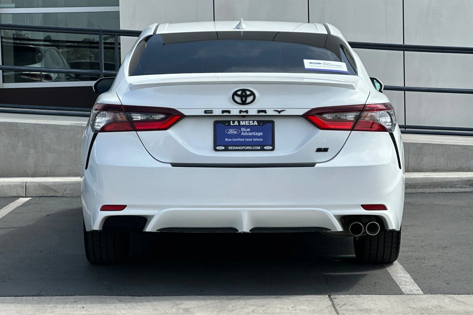 Certified Used 2021 Super White Toyota SE image 4