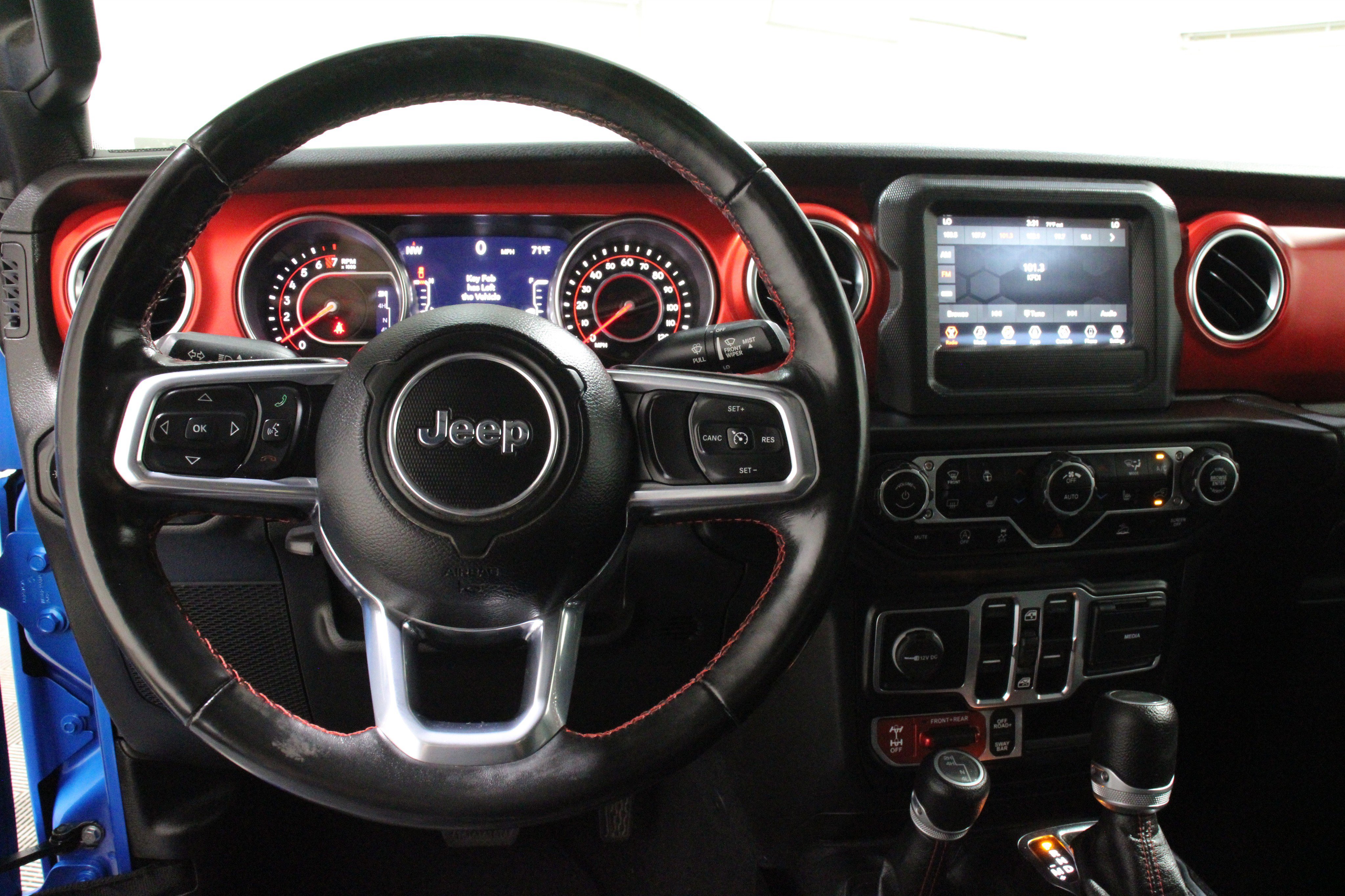 Used 2021 Hydro Blue Pearlcoat Jeep Rubicon image 8