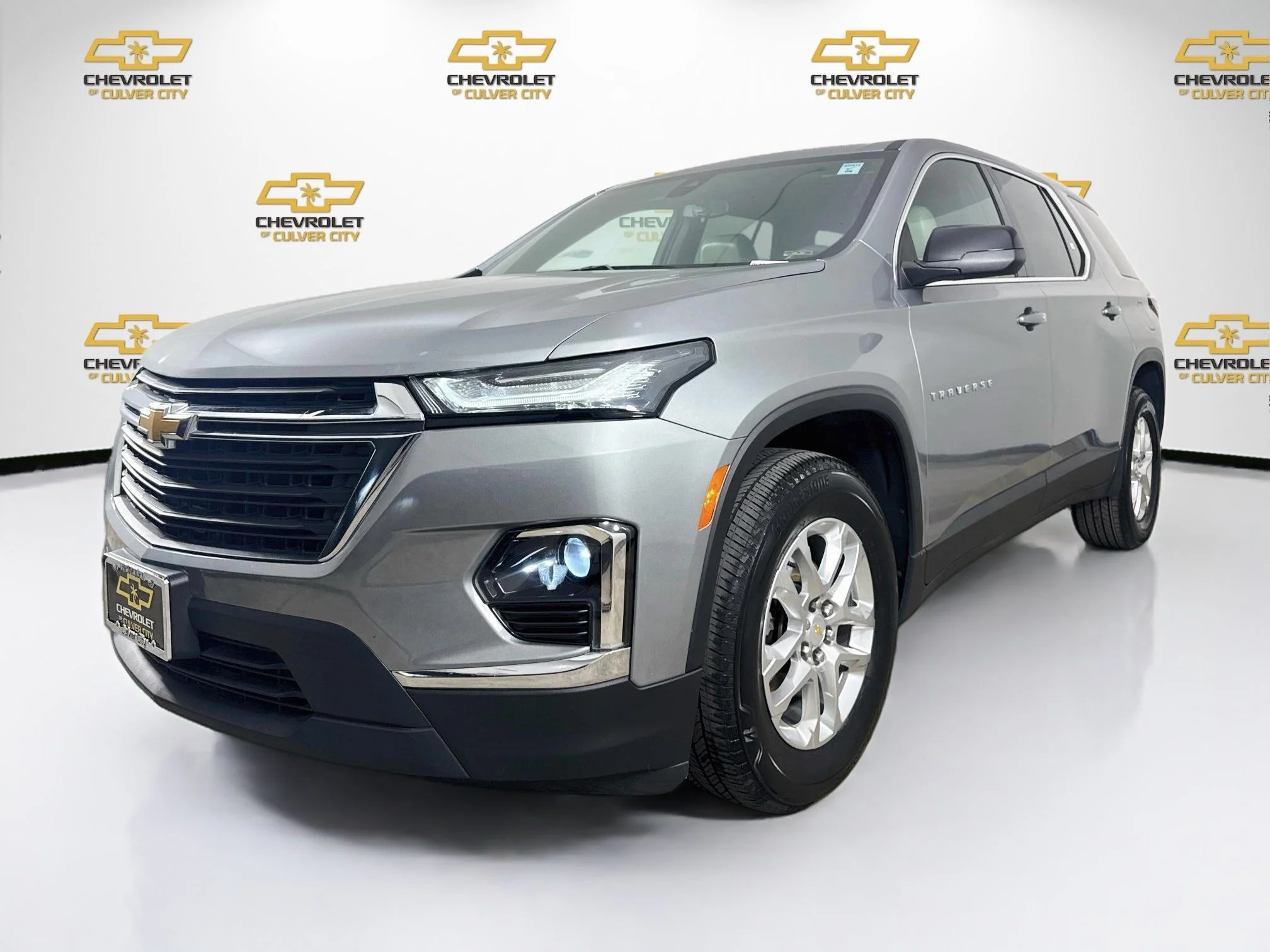 Used 2023 Sterling Gray Metallic Chevrolet LS image 3