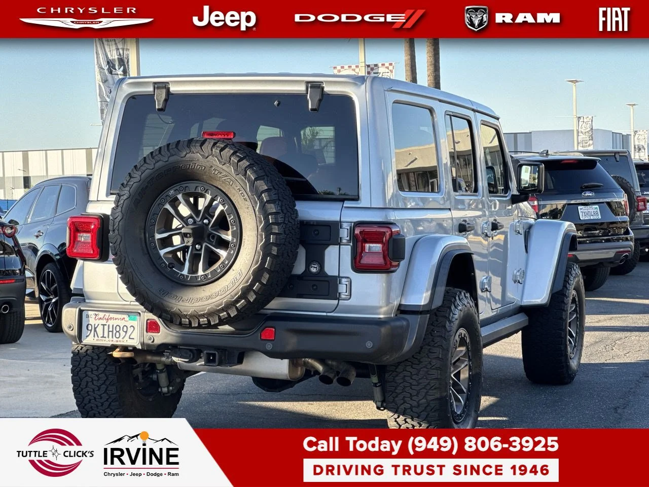 Used 2024 Silver Zynith Clearcoat Jeep Rubicon 392 image 13