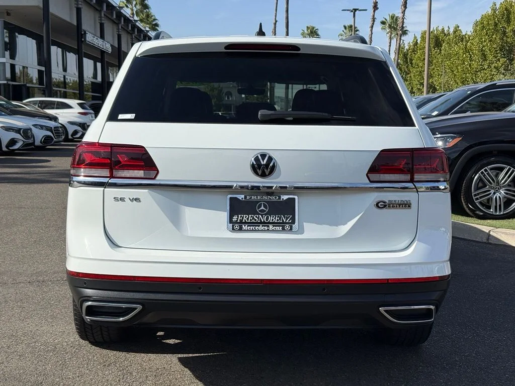 Used 2021 White Volkswagen 3.6L V6 SE w/Technology image 18