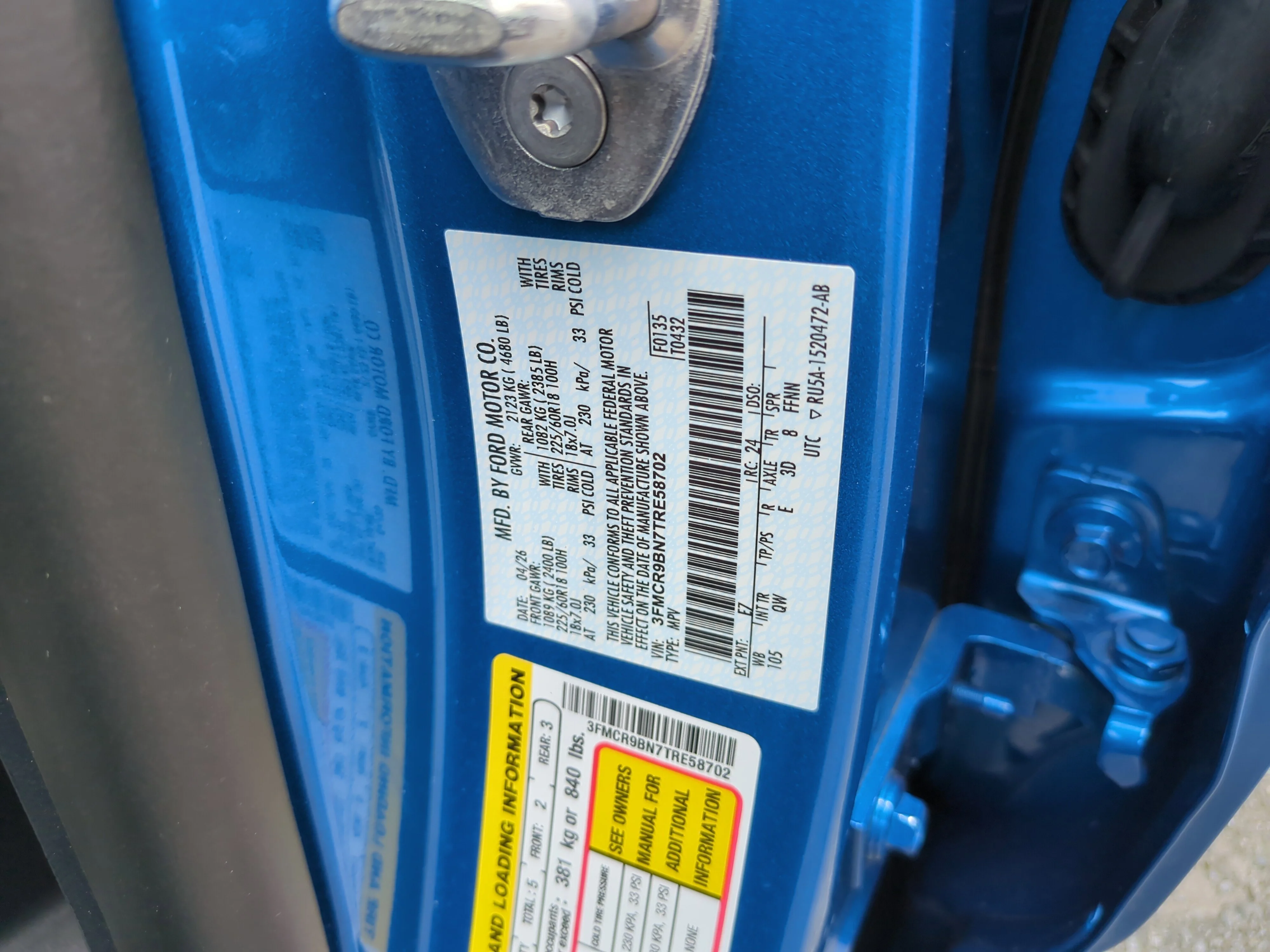 New 2026 Velocity Blue Metallic Ford Big Bend® image 33