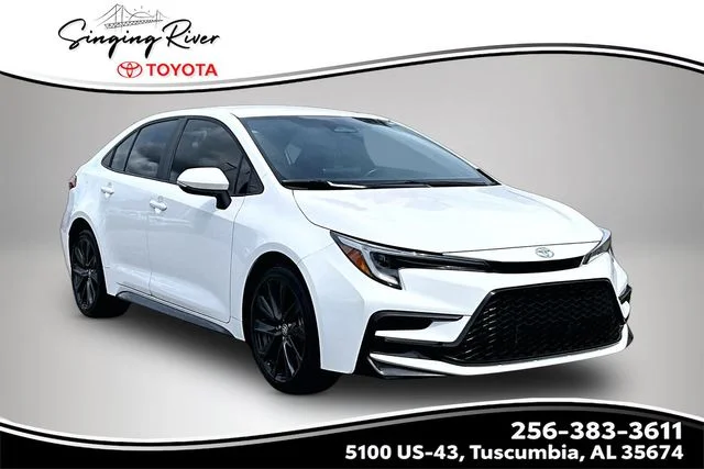 Used 2023 White Toyota SE image 1