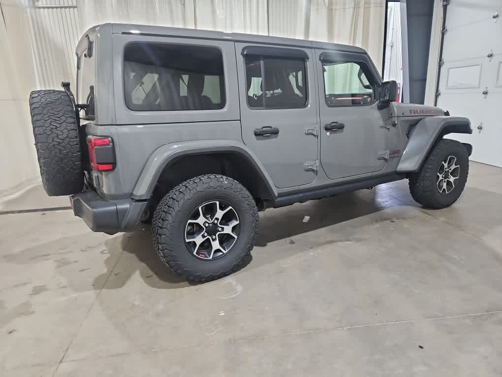 Used 2021 Sting Gray Clearcoat Jeep Unlimited Rubicon image 3