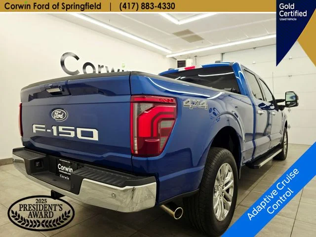 Certified Used 2024 Atlas Blue Metallic Ford Lariat image 6