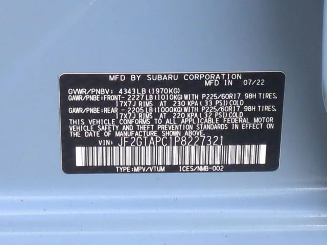 Used 2023 Gray Subaru Premium image 26