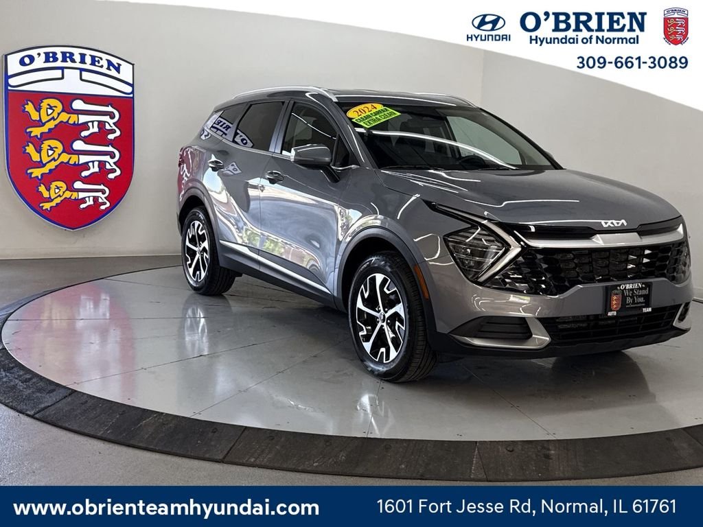 Used 2024 Silver Kia EX image 1